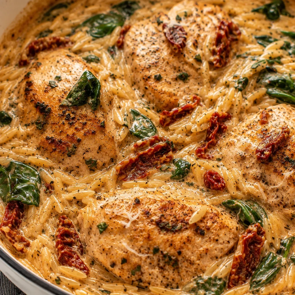 Marry Me Chicken Orzo (One Pot!)