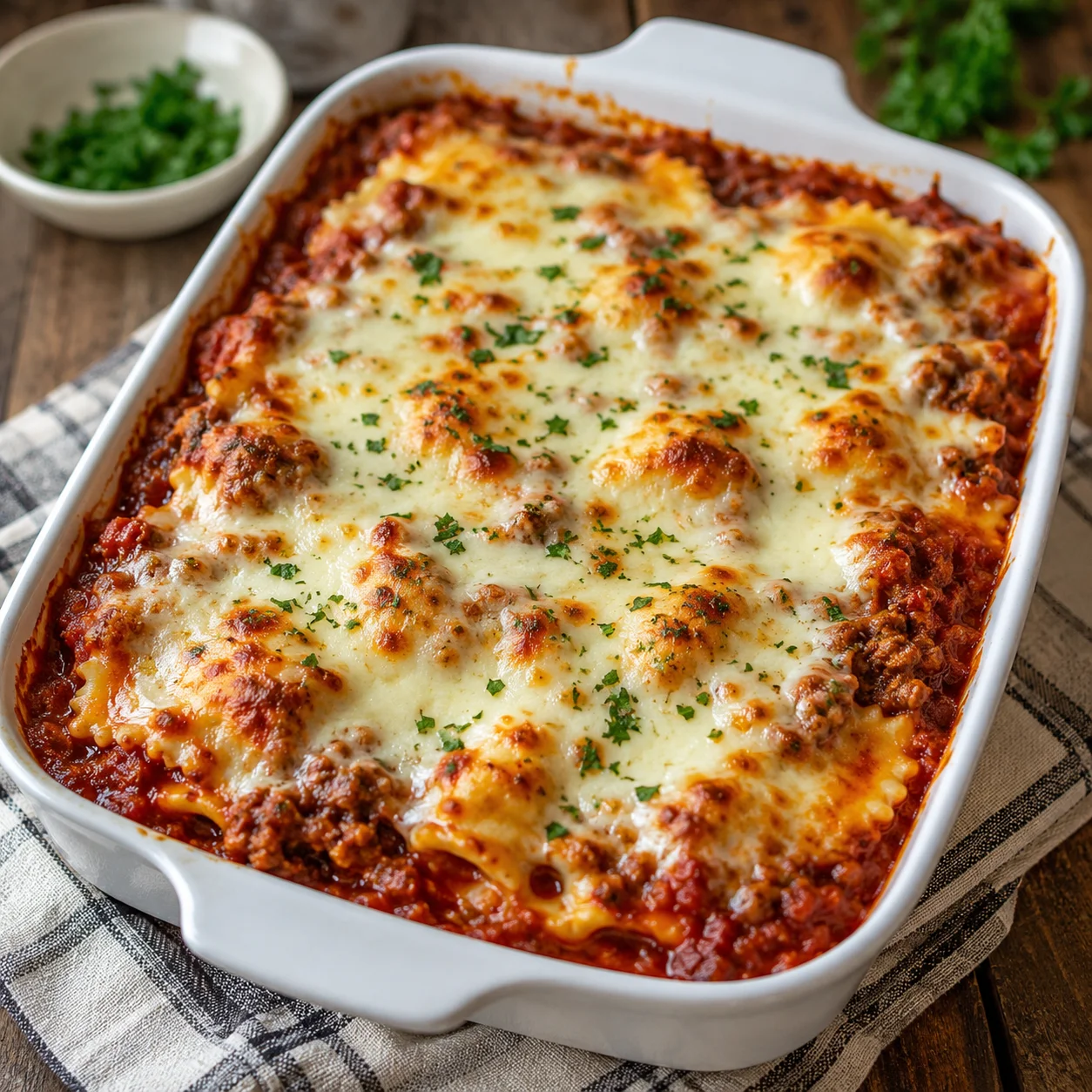Cozy Ravioli Lasagna