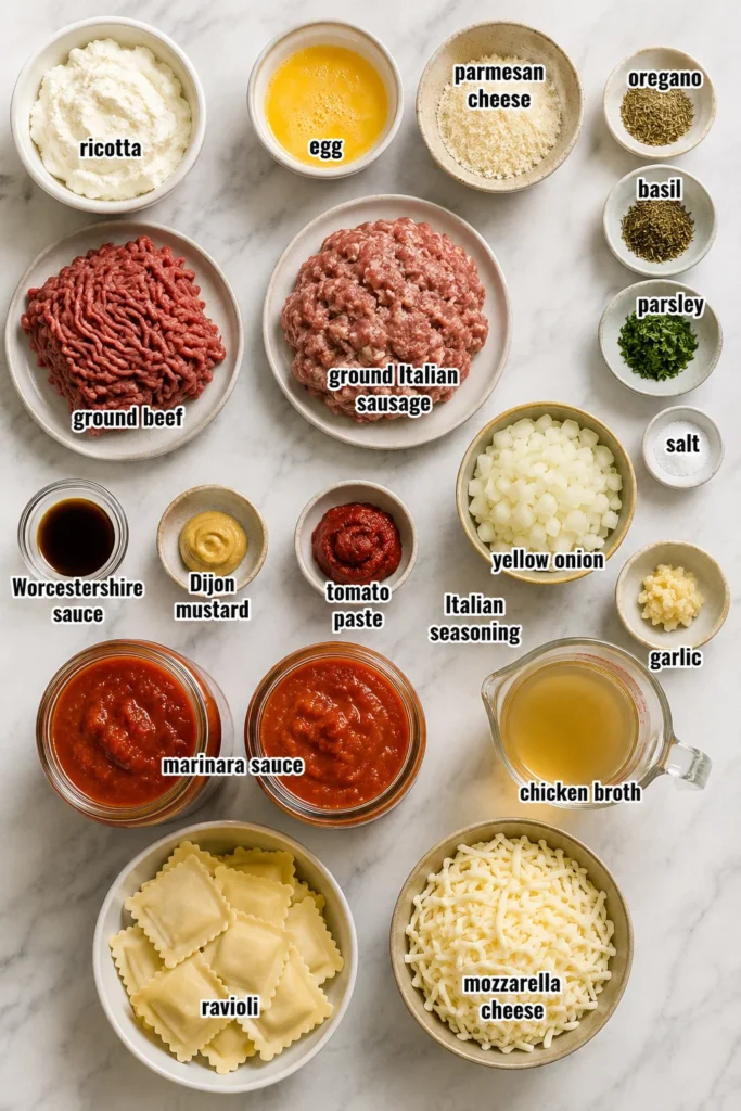 Cozy Ravioli Lasagna