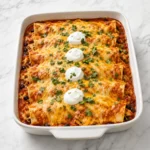 Saucy Chicken Enchiladas