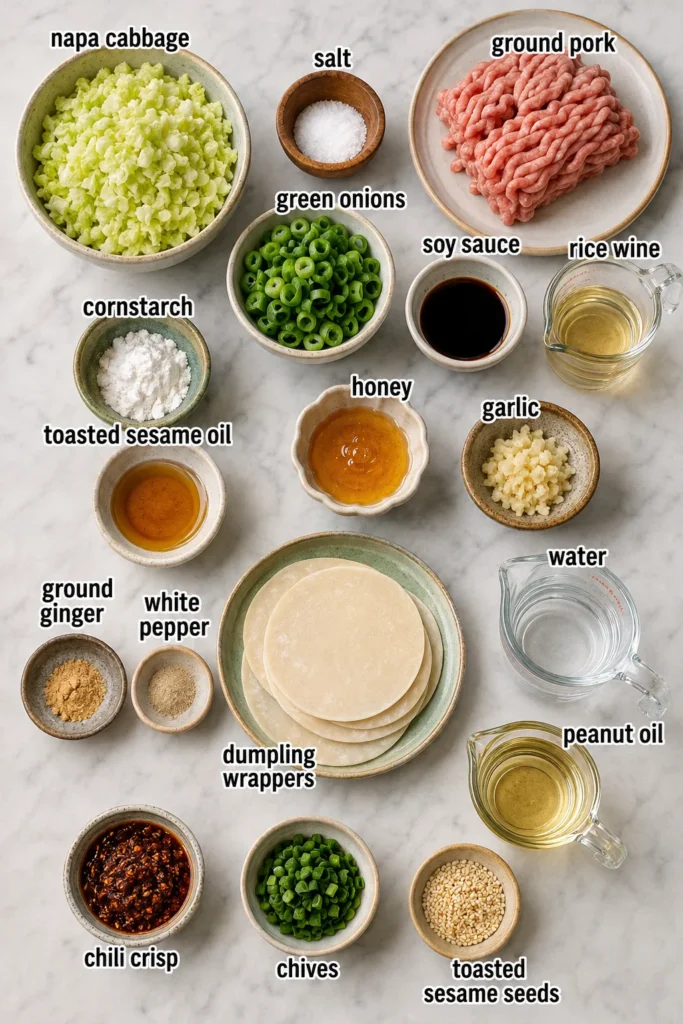 Crispy Pork Potstickers