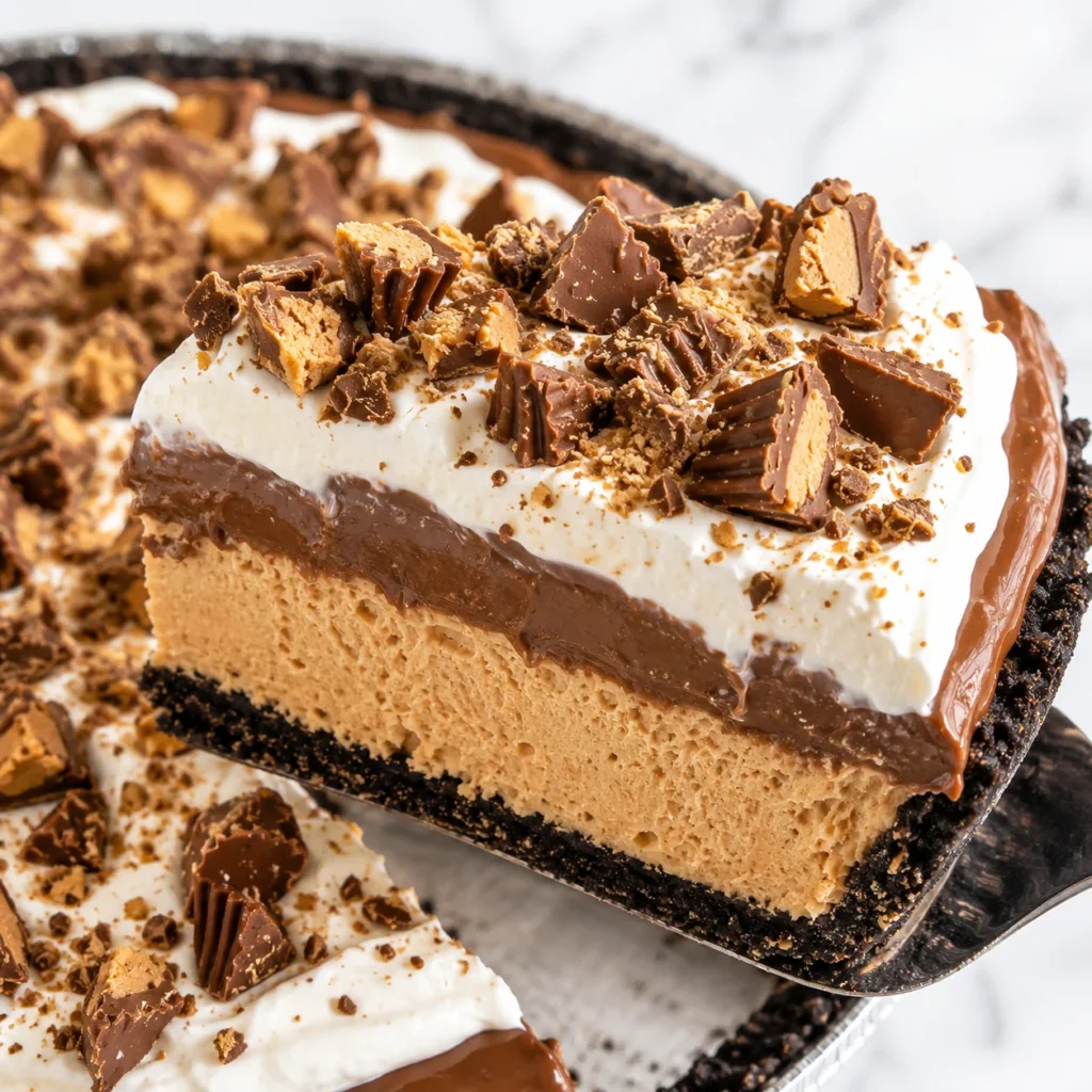 No Bake Peanut Butter Pie