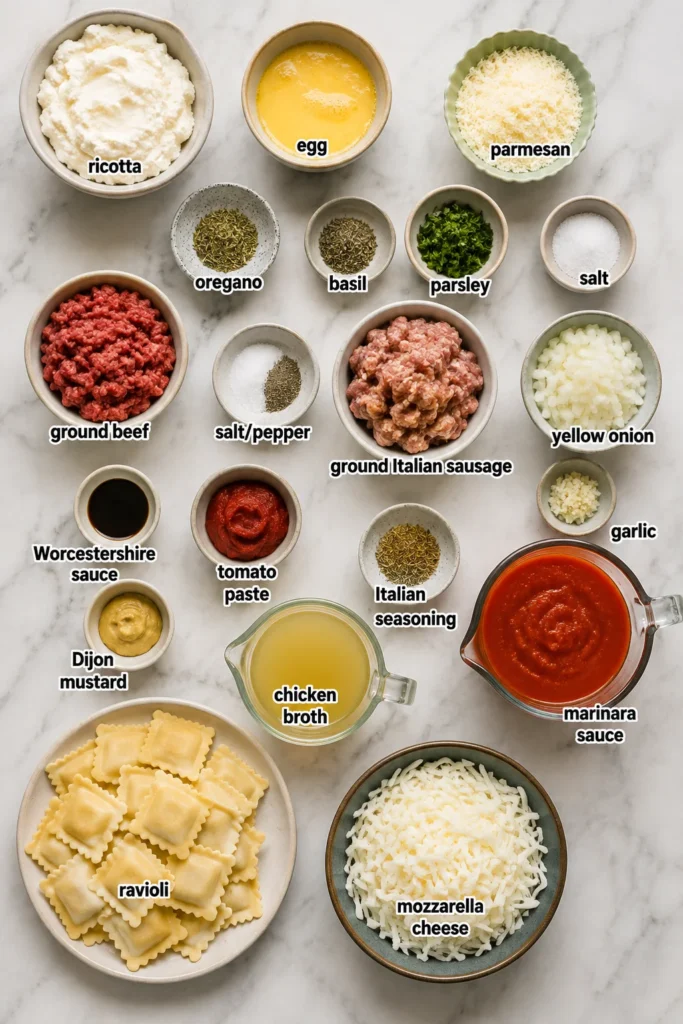 Cozy Ravioli Lasagna