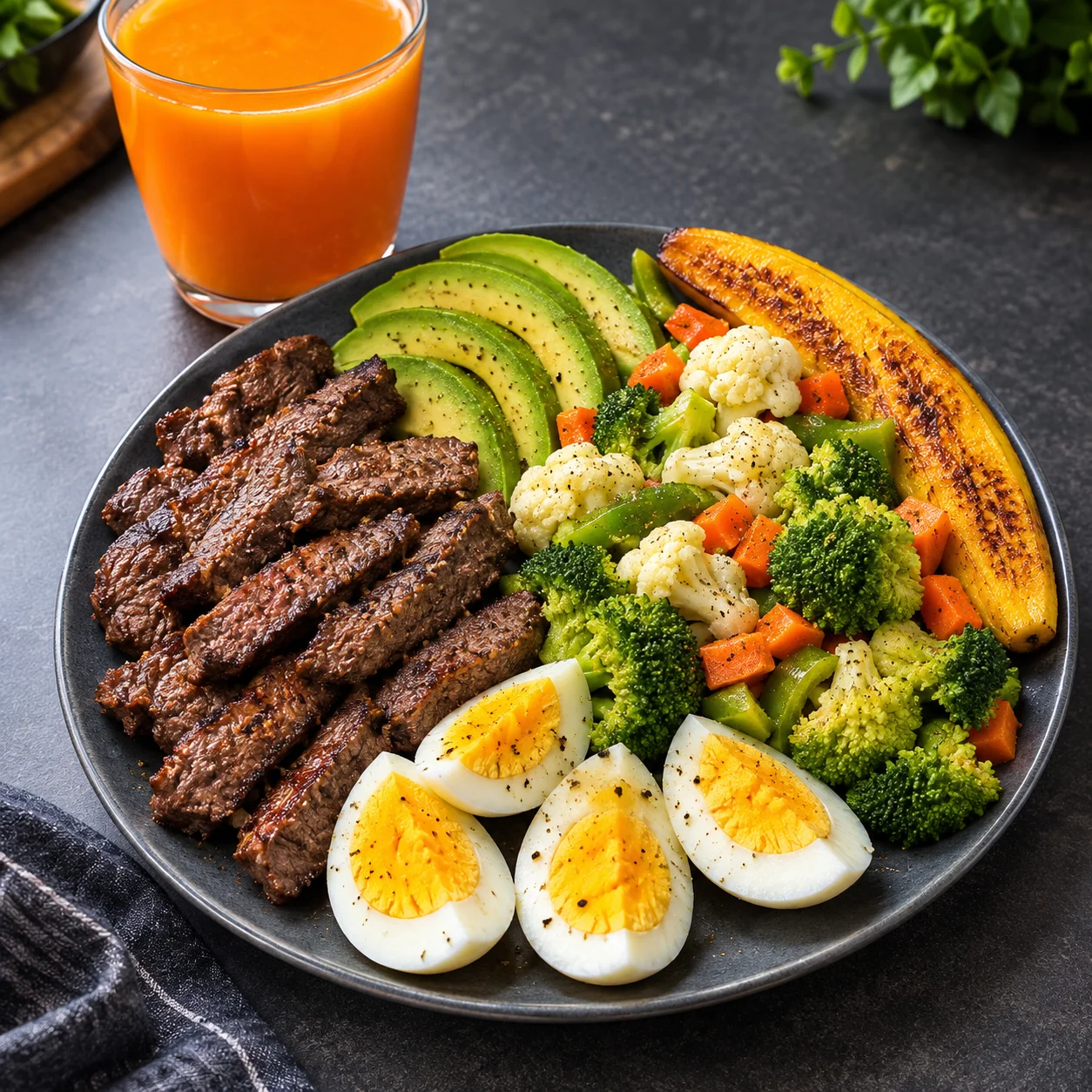 Grilled Beef Protein Plate