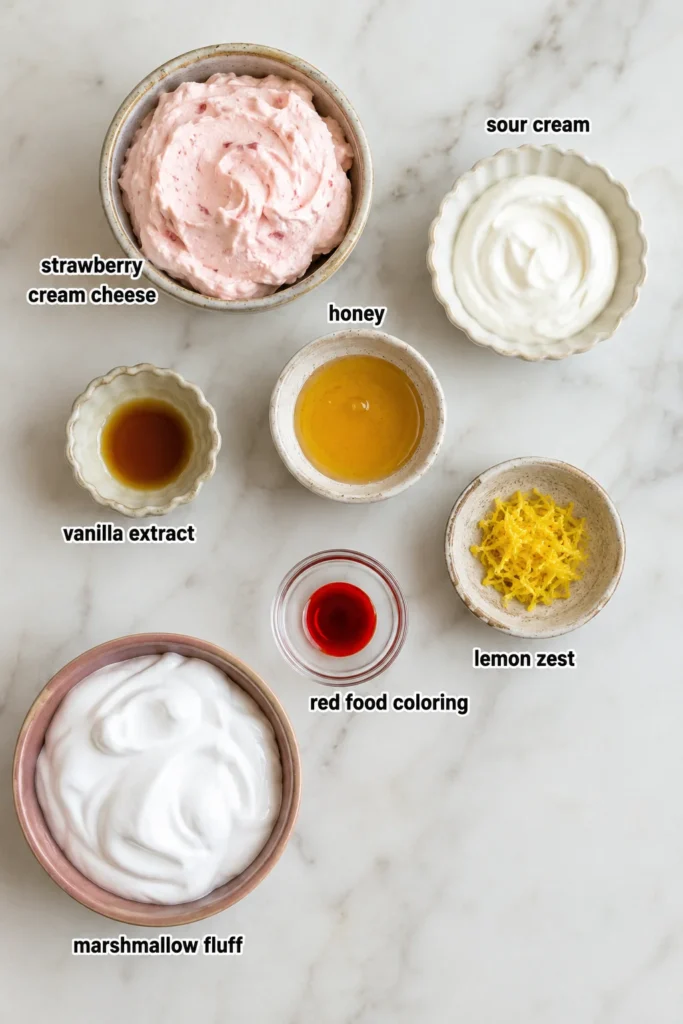 Creamy Strawberry Fruit Dip