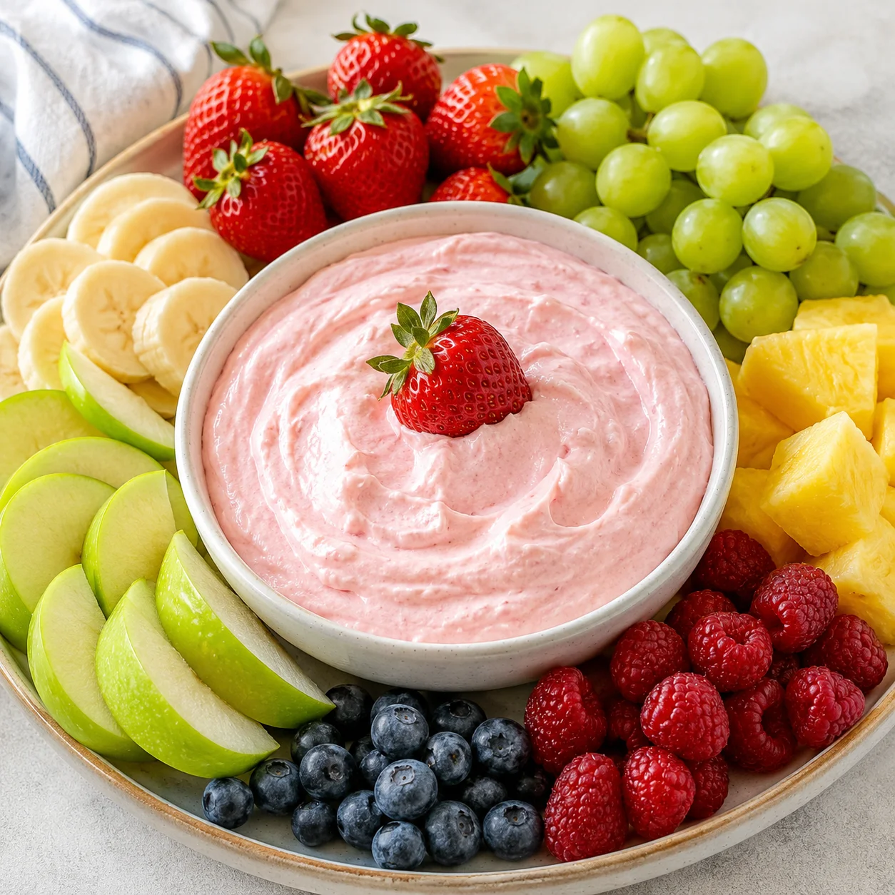 Creamy Strawberry Fruit Dip
