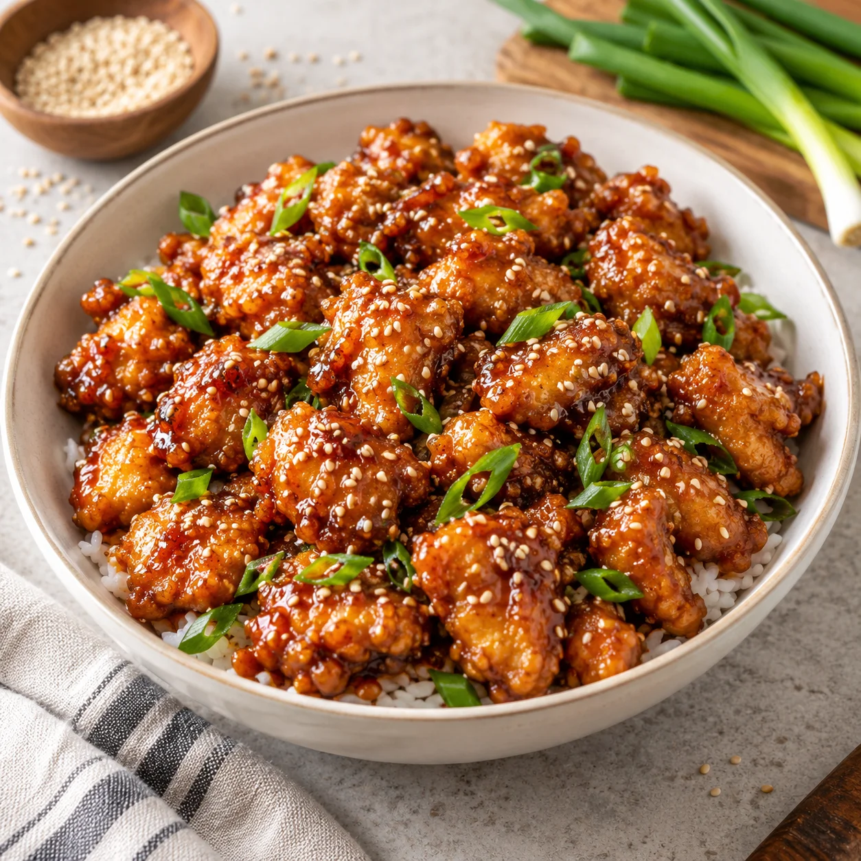 Crispy Sesame Chicken