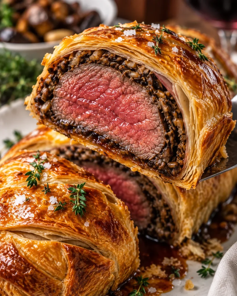 Classic Beef Wellington with Mushroom Duxelles