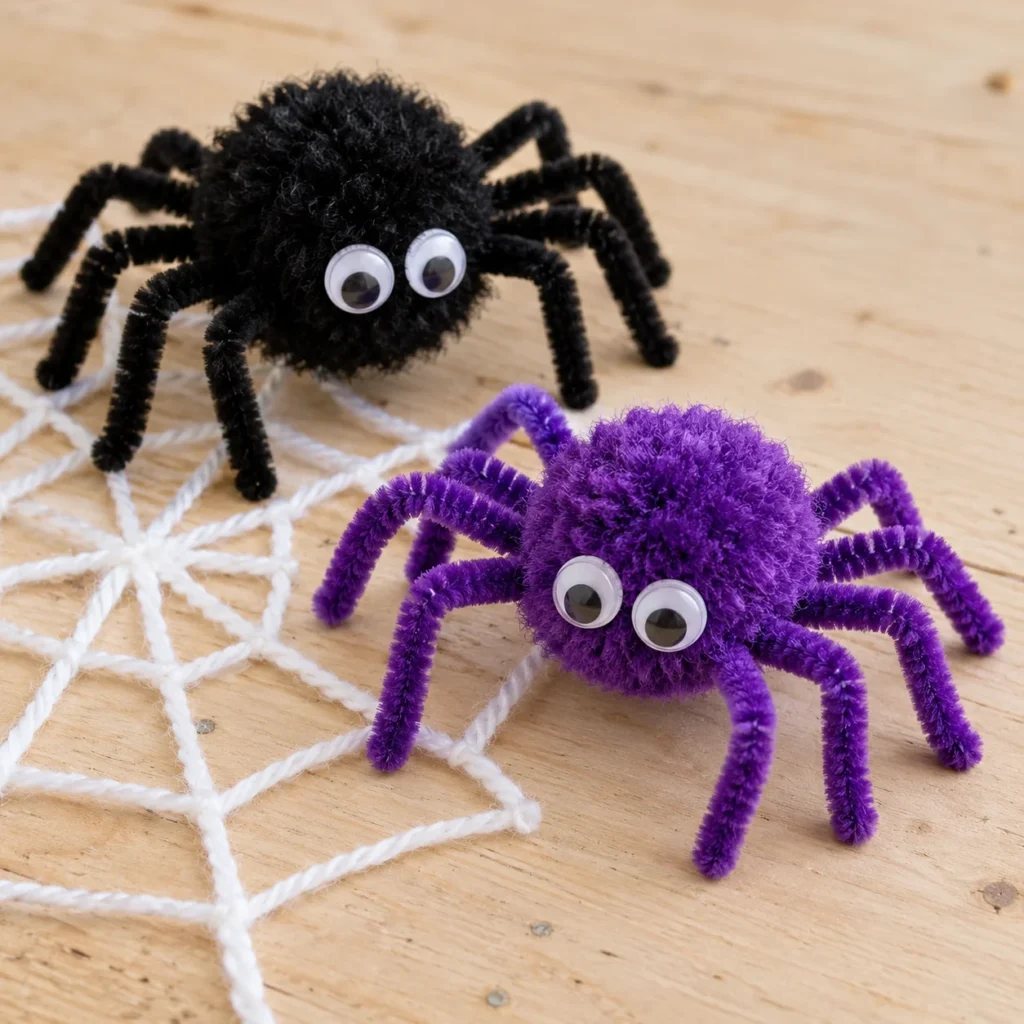 Colorful pipe cleaner crafts for kids