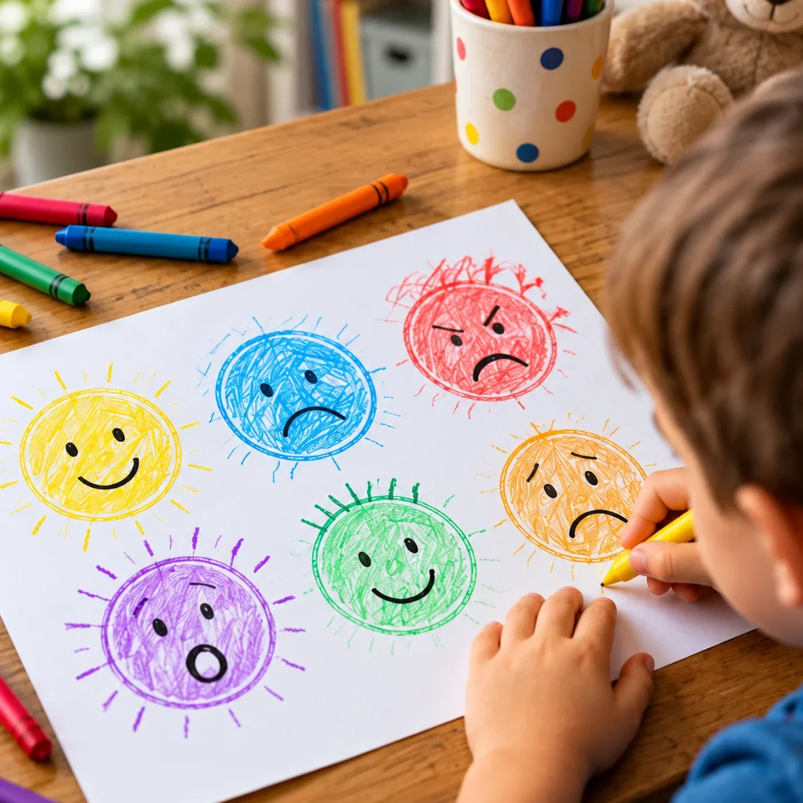 How Drawing Helps Young Children Express Their Feelings