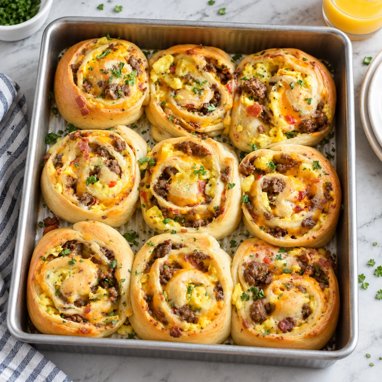 Savory Sausage Breakfast Rolls